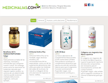 Tablet Screenshot of medicinalias.com